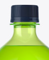 2L Green Bottle with Drink Mockup