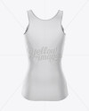 Womens Tank Top Premium Mockup - Back View