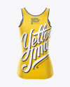 Womens Tank Top Premium Mockup - Back View