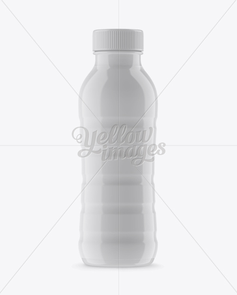 PET Bottle In Shrink Sleeve Mockup - Front View