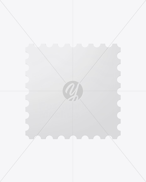 Square Postmark Mockup