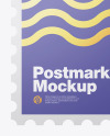 Square Postmark Mockup