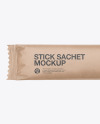 Kraft Stick Sachet Mockup