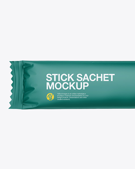 Matte Stick Sachet Mockup