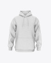 Melange Hoodie Mockup - Front View