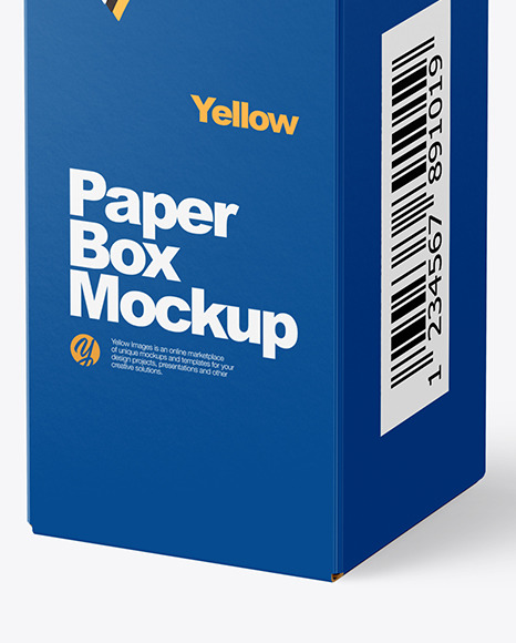 Paper Box Mockup