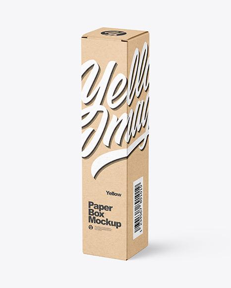 Kraft Paper Box Mockup