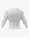 Men&#039;s Long Sleeve Jersey on Athletic Body Mockup