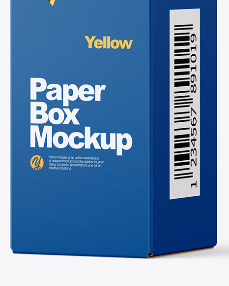 Paper Box Mockup