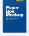 Paper Box Mockup