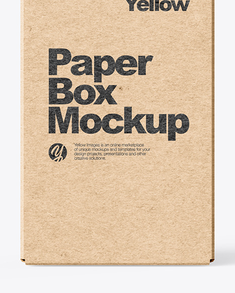 Kraft Paper Box Mockup