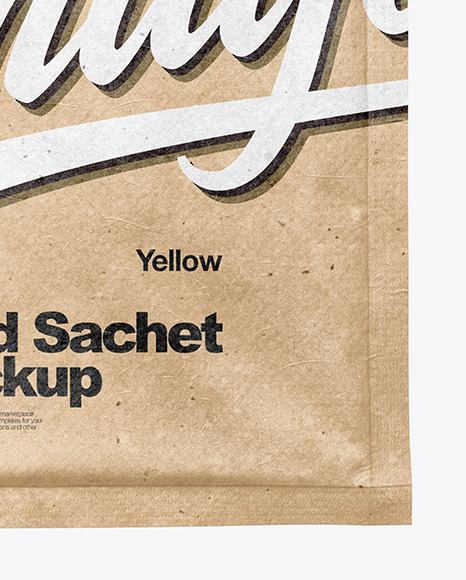 Kraft Sachet Mockup