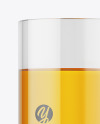 Glass with Apple Juice Mockup