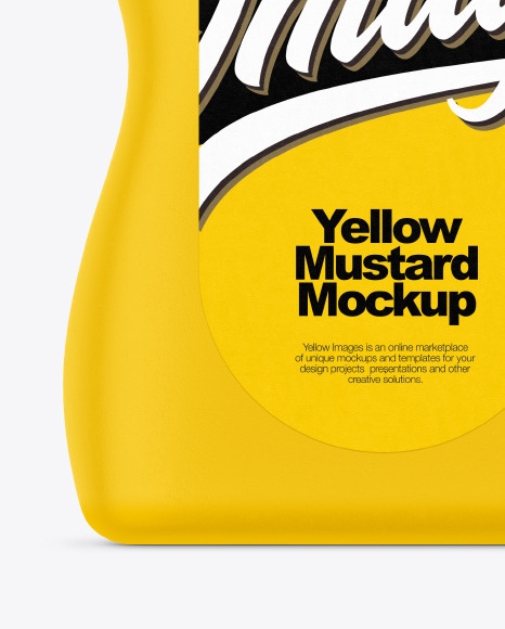 Yellow Mustard Mockup