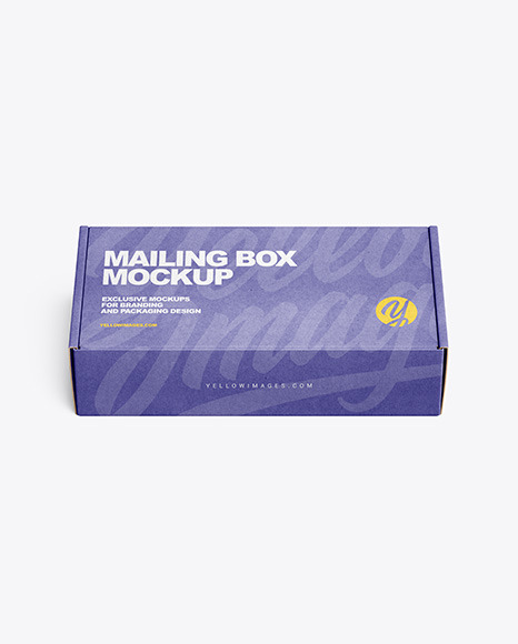 Kraft Paper Box Mockup