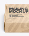 Kraft Paper Box Mockup