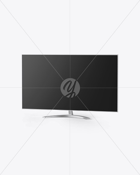 Metallic Monitor Mockup