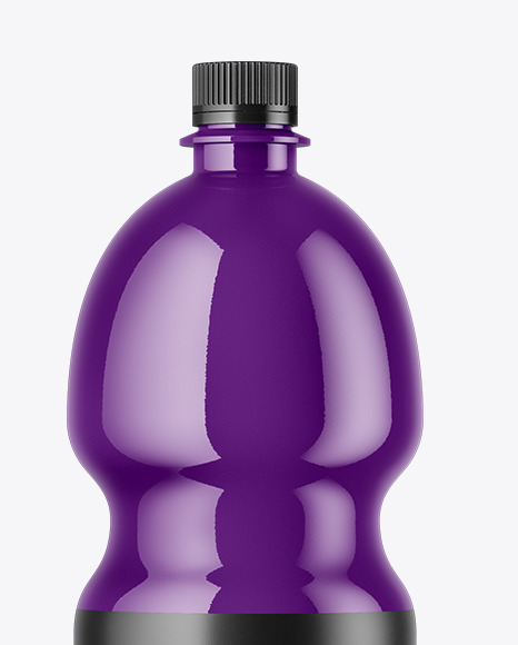 PET Glossy Bottle Mockup