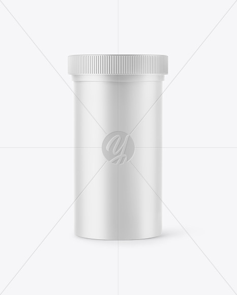 Matte Plastic Jar Mockup