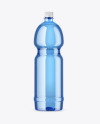PET Blue Bottle Mockup