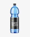 PET Blue Bottle Mockup