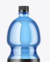 PET Blue Bottle Mockup