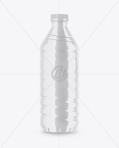 Glossy Drink Bottle Mockup