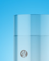 Glass with Water Mockup