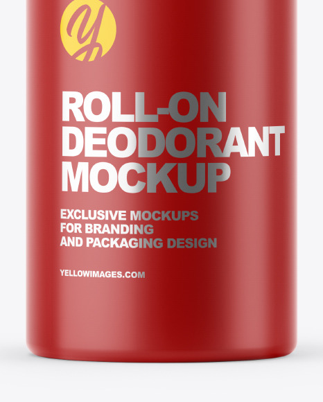 Closed Roll-on Deodorant Mockup