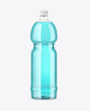 PET Clear Bottle Mockup