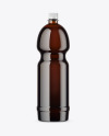 PET Amber Bottle Mockup