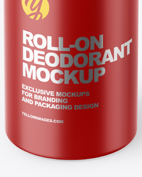 Opened Roll-on Deodorant Mockup