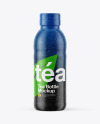 Tea Bottle with Condensation in Shrink Sleeve Mockup