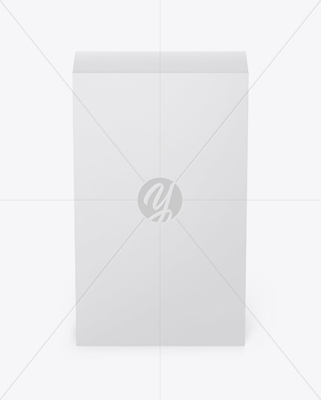 Paper Box Mockup - Front View