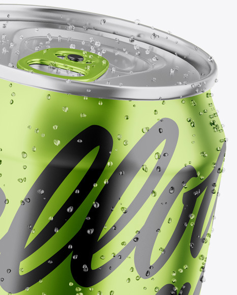 Two Glossy Metallic Cans Mockup