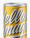 Matte Metallic Drink Can Mockup