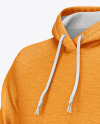 Melange Hoodie Mockup - Front Half Side View