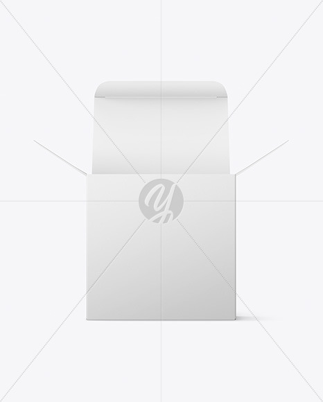 Opened Paper Box Mockup