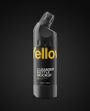 500ml Glossy Plastic Toilet Bowl Cleaner Bottle Mockup - Front View