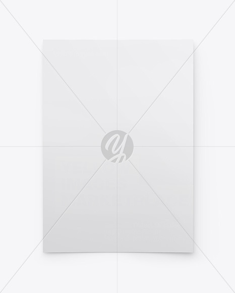 A4 Paper Mockup