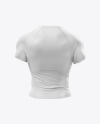 Men's Short Sleeve Jersey on Athletic Body Mockup