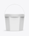 Matte Ice Cream Bucket Mockup