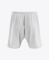 Men’s Soccer Shorts v2 mockup (Back View)