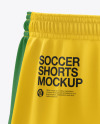 Men’s Soccer Shorts v2 mockup (Back View)