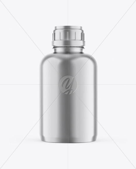 Metallic Bottle Mockup