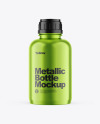 Metallic Bottle Mockup