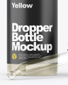 Opened Ceramic Dropper Bottle Mockup