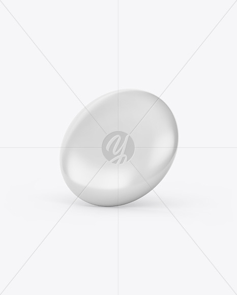 Circle Button Pin Mockup