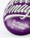 Circle Button Pin Mockup