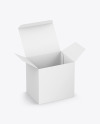 Opened Paper Box Mockup